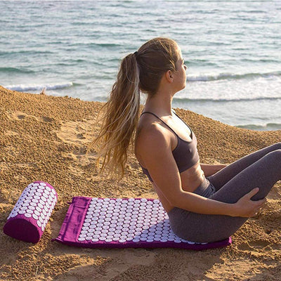 Fixowell Acupressure Mat & Pillow Set - Full Body Pain Relief
