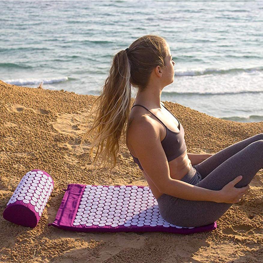 Fixowell Acupressure Mat & Pillow Set - Full Body Pain Relief