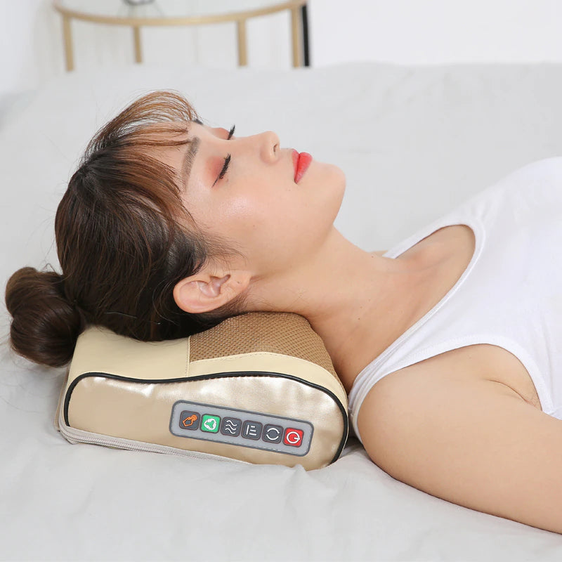 Fixowell Pain Relief Shiatsu Neck Massager - Deep Muscle Relief