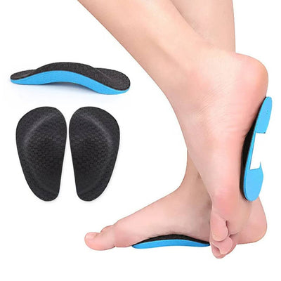 SoleEase High Arch Support Shoe Inserts | Soft EVA Foam - for Comfort Cushioning and Pain Relief