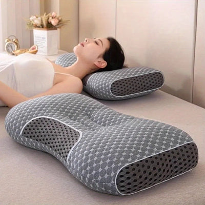 Fixowell Sleep Neck Pillow Ergonomic - Deep Rest Pain Relief