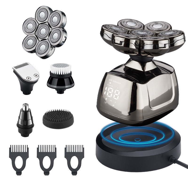 Fixowell Men's Electric Head Shaver - Smooth Waterproof Shave