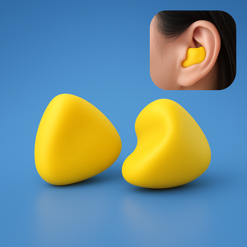 Noise-Reducing, Silent Earplugs