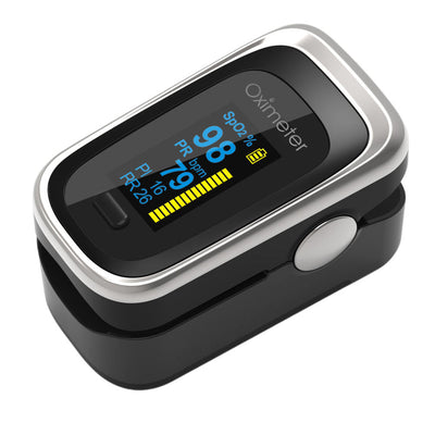 Fixowell Pulse Oximeter Accurate SpO₂ & Breathing Monitor