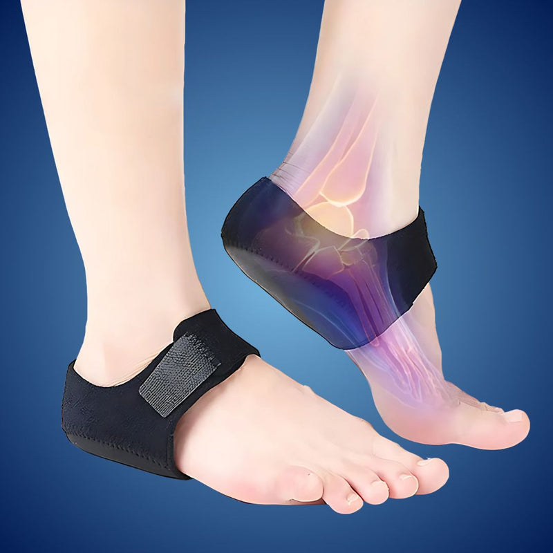 GelCush Heel Cups for Plantar Fasciitis | Soft Gel Inserts - for Heel Pain Relief and Shock Absorption