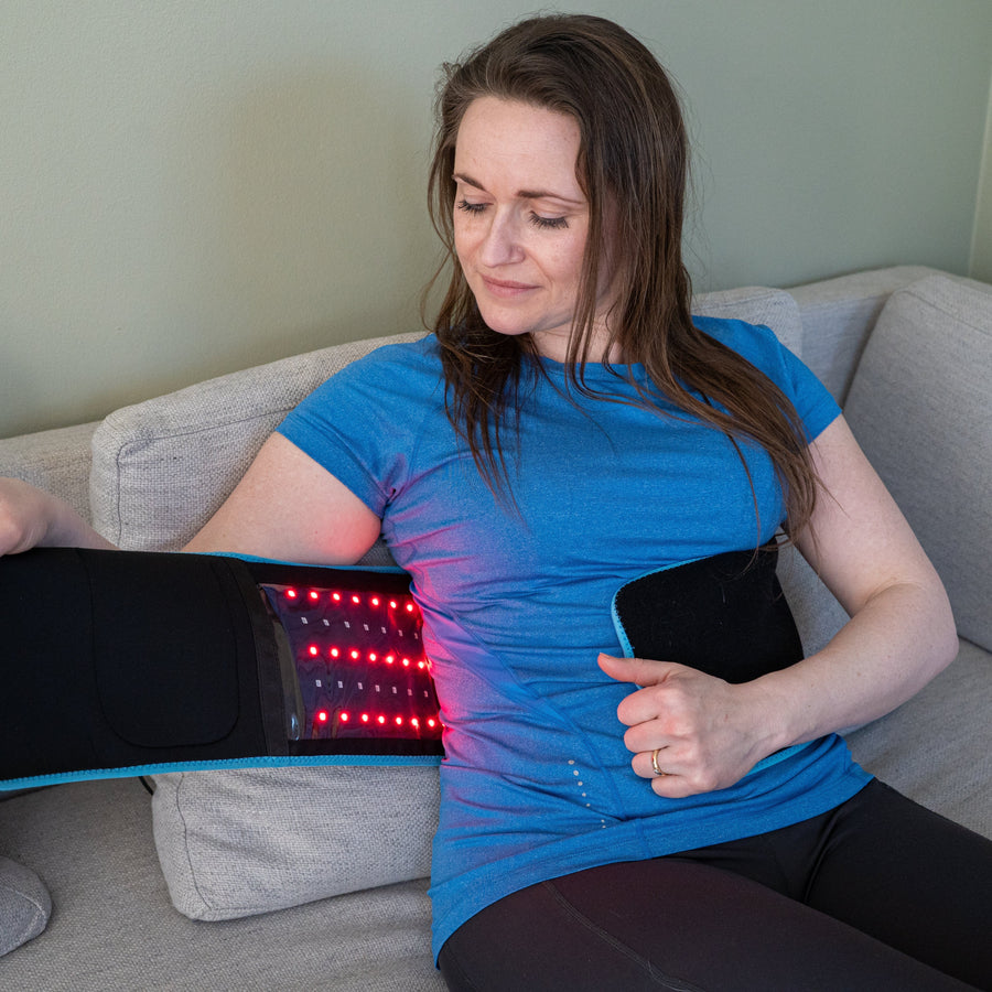 Fixowell Pain Relief Belt - Red Light & Heat Therapy