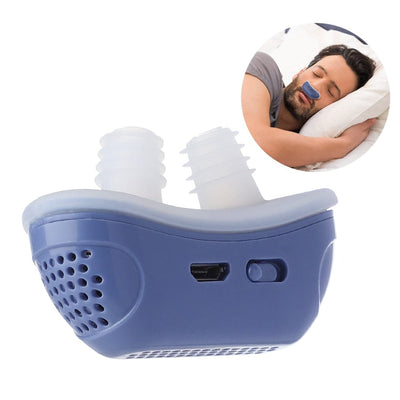 Micro-CPAP Anti Snoring Device