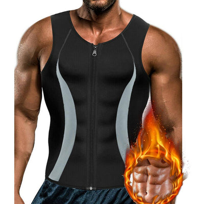 Men Slimming Body Shaper | Sweat Vest | Gynecomastia Moobs Undershirt Waist Trainer