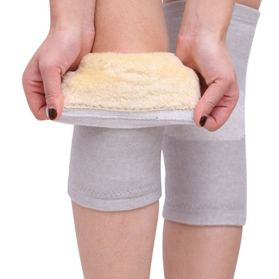 Anti Cold Knee Pads | Gold Velvet  Kneepad